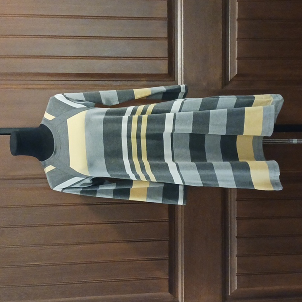 Rabbit Rabbit Rabbit striped A line dress. Size 4